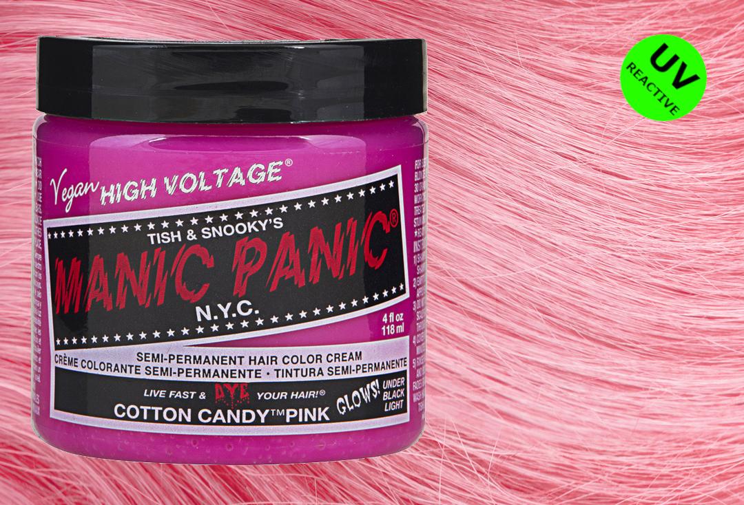 1. Manic Panic Cotton Candy Pink Hair Dye - wide 10