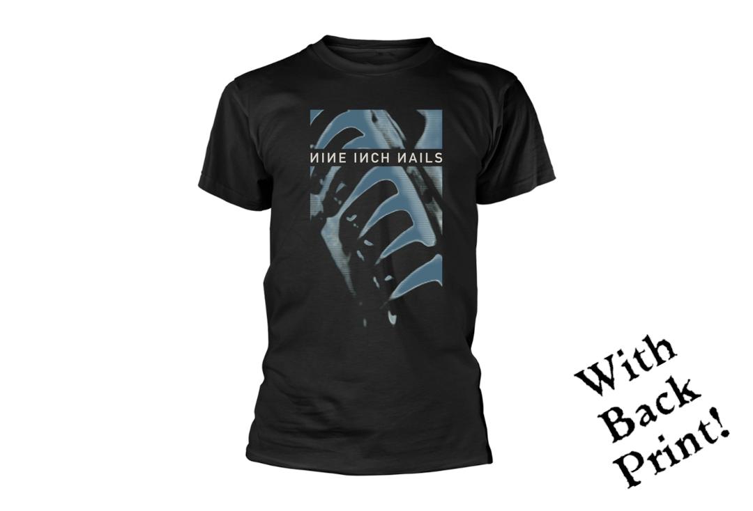 Maglia Ufficiale Nine Inch Nails - T-Shirt Unisex Pretty Hate Machine, Cotone Morbido, Stampa Frontale E Posteriore