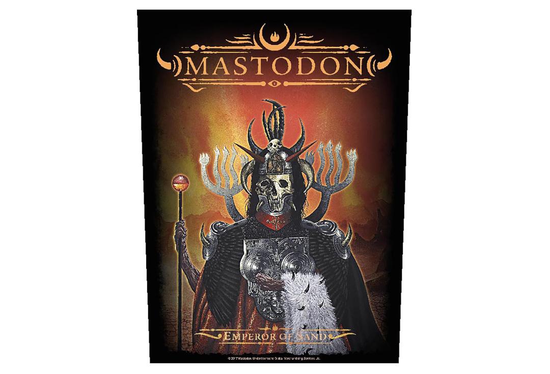 MUSIC BAND 1072 MASTODON BACK PATCH BRAND NEW EMPEROR OF SAND 