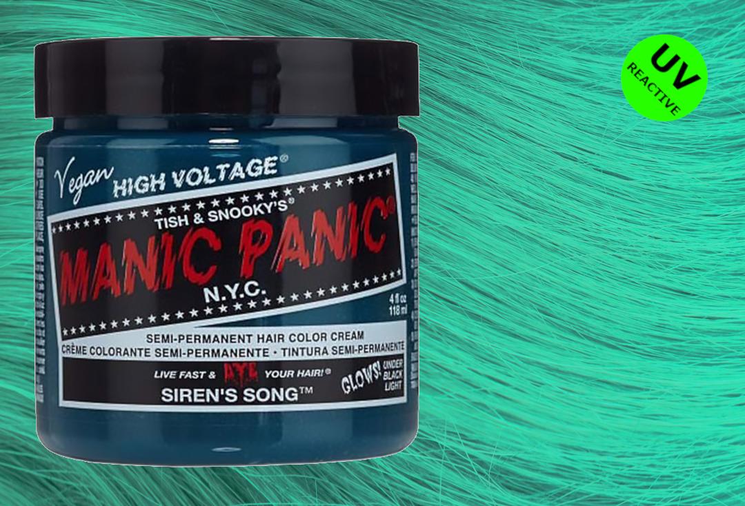 2. "Manic Panic High Voltage Classic Cream Formula in Atomic Turquoise" - wide 3