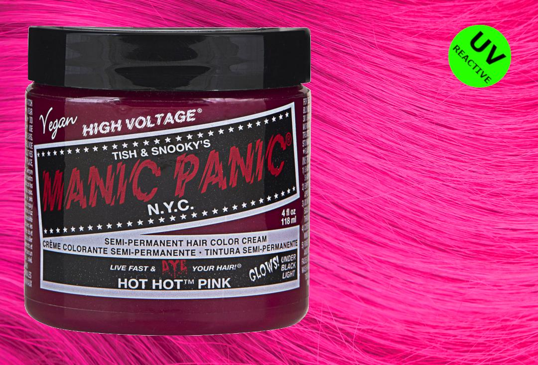 Hot Hot Pink Manic Panic High Voltage Classic Cream Hair Colour