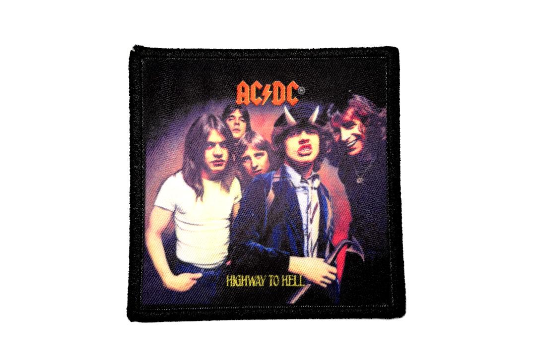 AC/DC BACK IN BLACK Album Embroidered Patch OFFICIAL LICENCED MERCHANDISE Sew