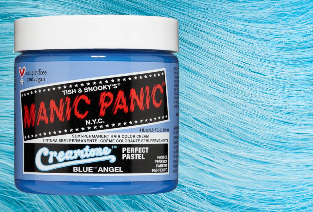 9. Manic Panic Semi-Permanent Hair Color Cream - Blue Angel - wide 10