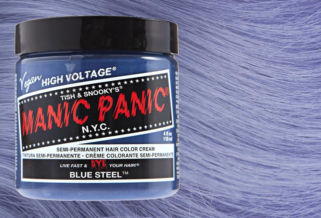 2. Manic Panic Blue Steel Hair Dye - wide 10