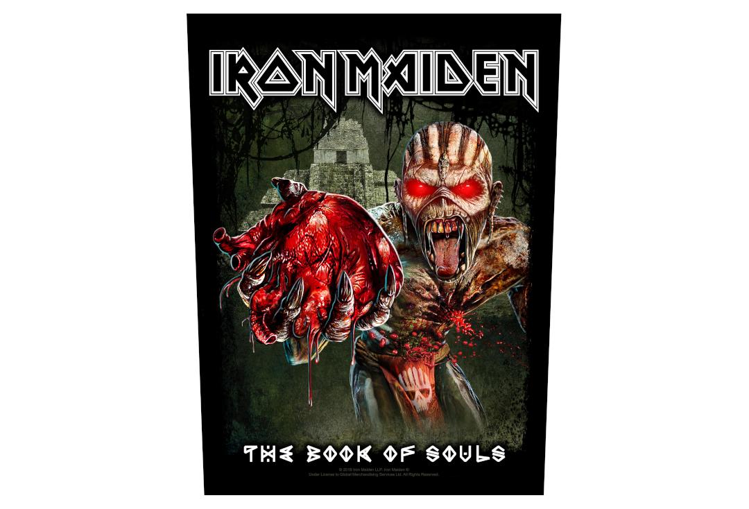 Iron Maiden Back Patch Book of Souls Trooper Killers Eddie band logo Official 