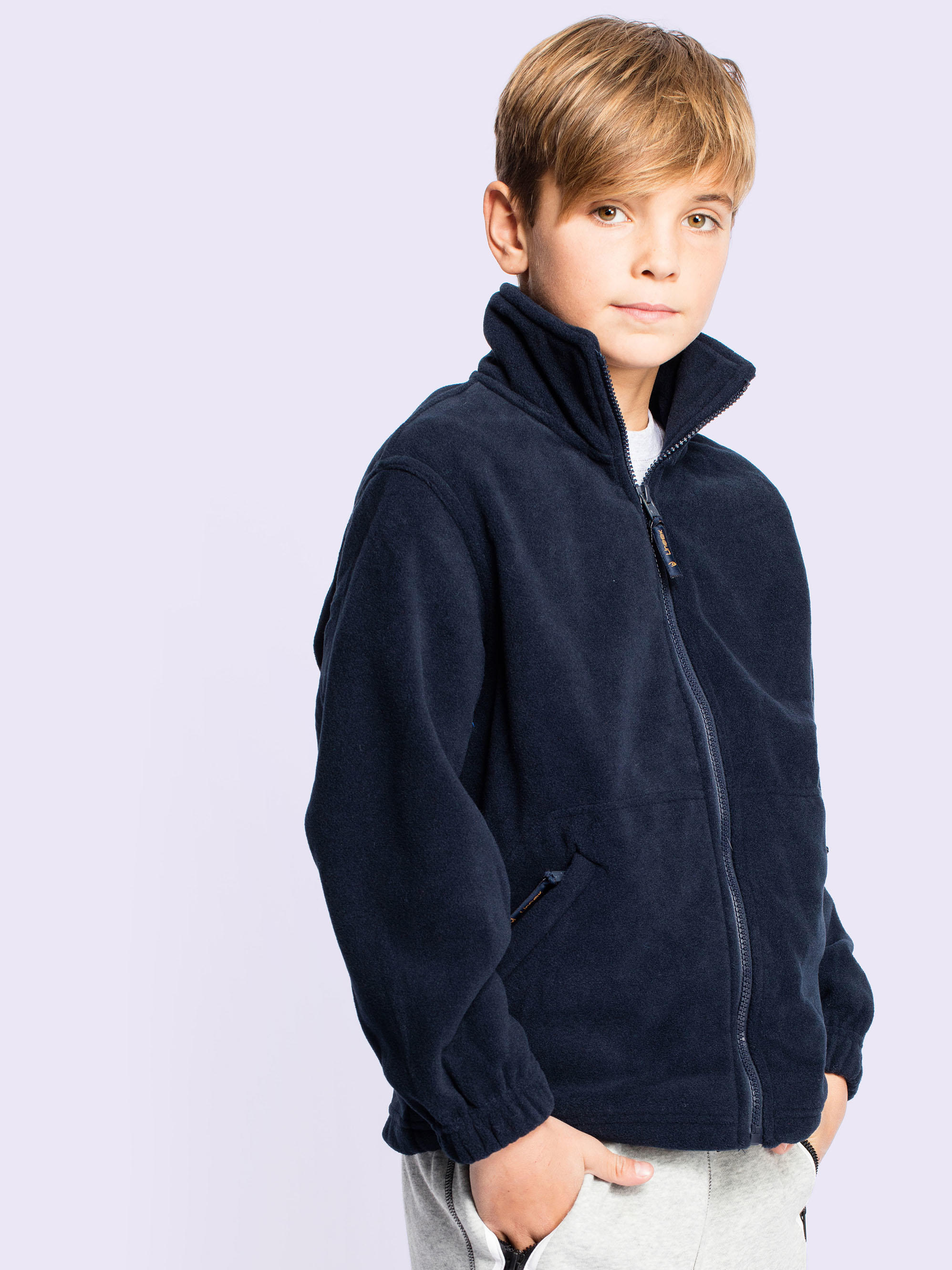 G5 APPAREL Childrens Active Full Zip Fleece Jacket 