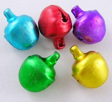 8x10mm Iron Bells in Mixed Colour
