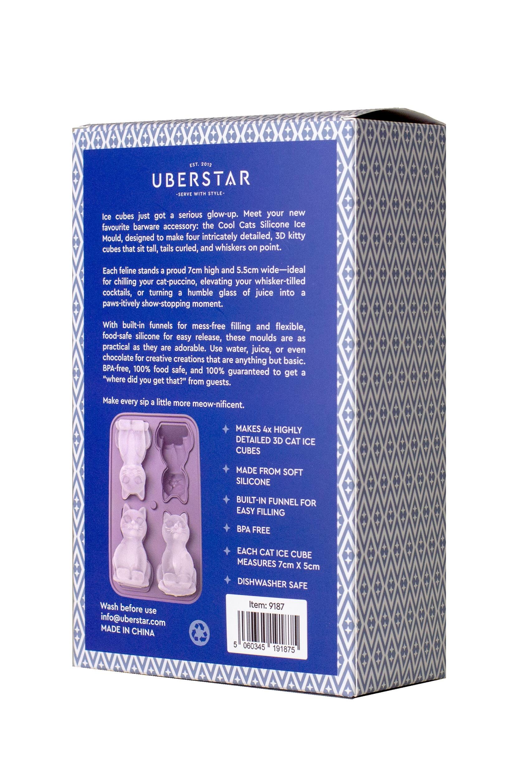 Uberstar Cool Cats Ice Mould