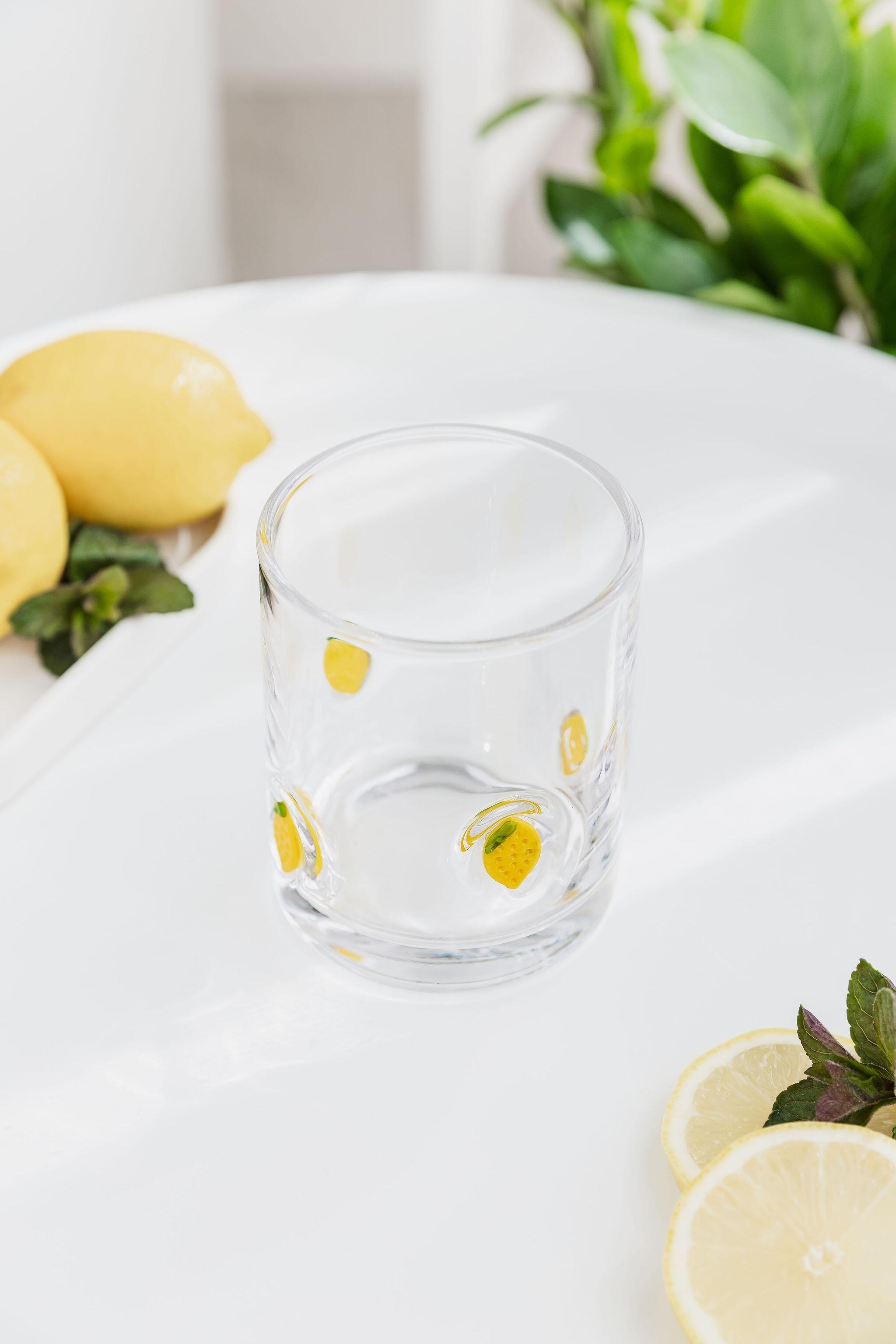 Lemon Glass Tumbler