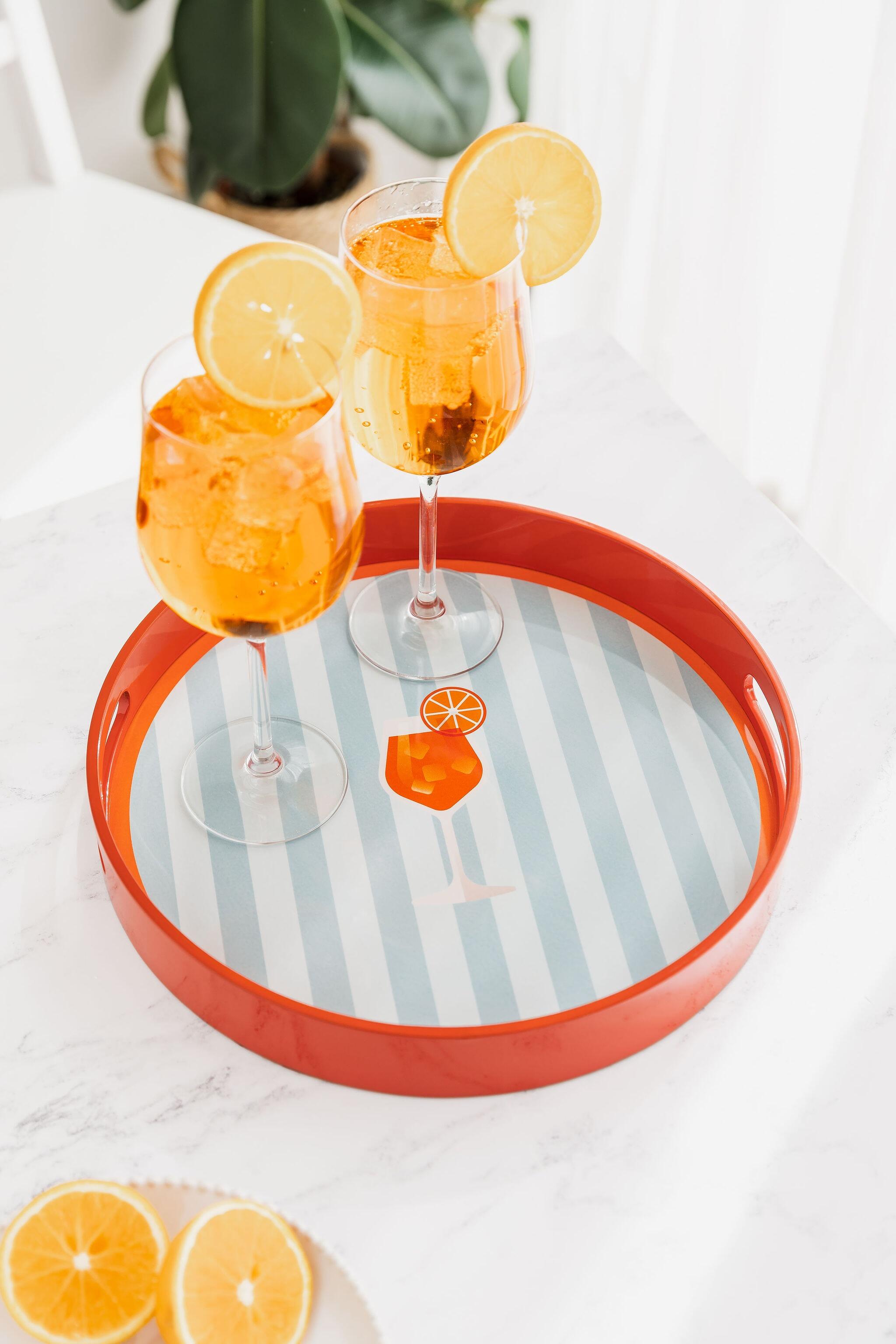 Aperol Sprtiz Drinks Tray