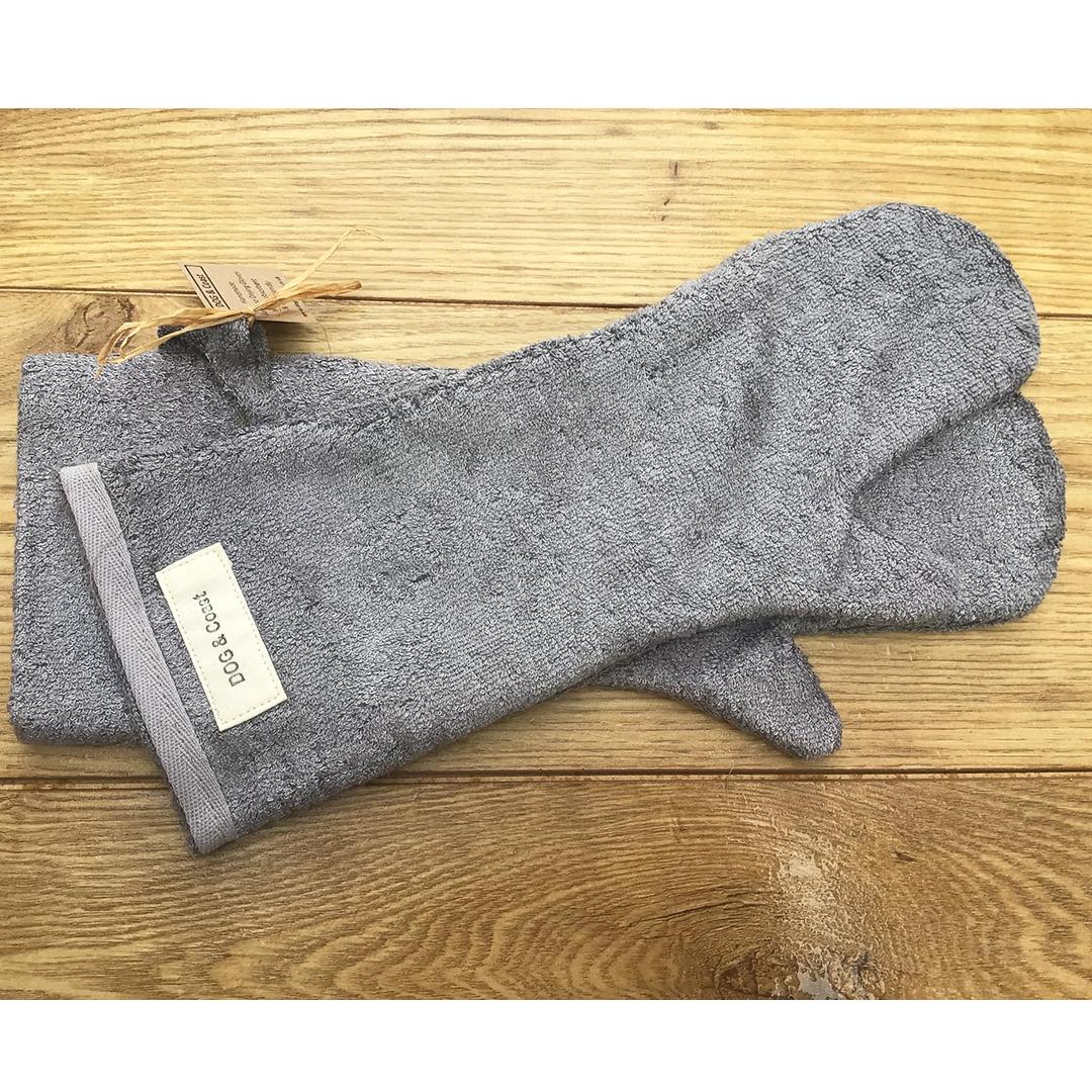 dog drying gloves
