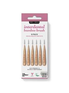 Interdental Brushes - Size 0 - Pink 0.4mm - Pack of 6