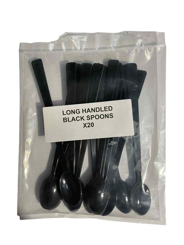 plastic long handled spoons