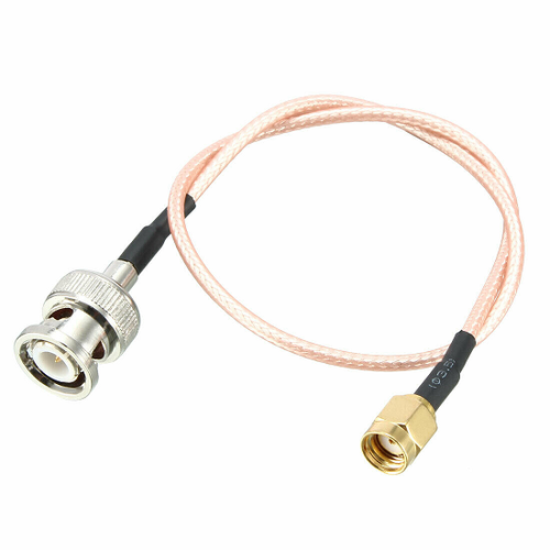 Bnc plug to sma plug rg316 1m patch lead