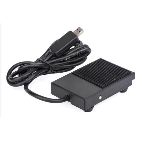 IInrico USB foot switch is designed for use with the TM-7 Plus device, allowing users to control various functions.
