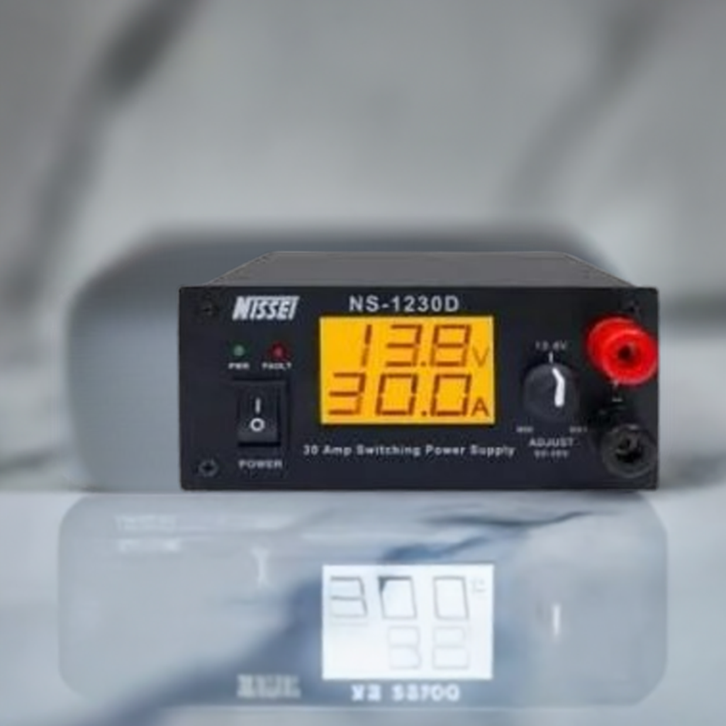 Nissei NS-1230D switching power supply continuous (13.8V) 25A 1