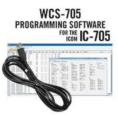 Wcs-705 programming software and rt-49 cable for the icom ic-705