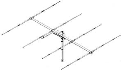 Sirio sy-4 4 element 27 mhz cb base antenna.