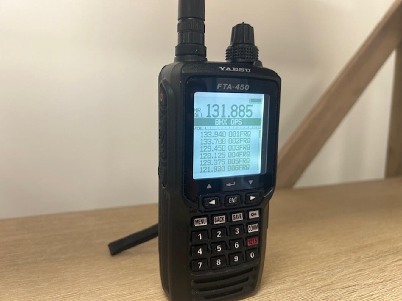 Used Yaesu FTA-450L Aviation Radio S/N - 2H0304**