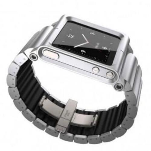 Lunatik Nano 6 LYNK watchband in silver with aluminium strap and butterfly clasp – Radioworld UK