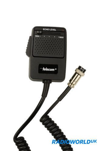 Telecom emd-1000-4 power,echo handheld microphone - 4 pin wired, super star - cobra,