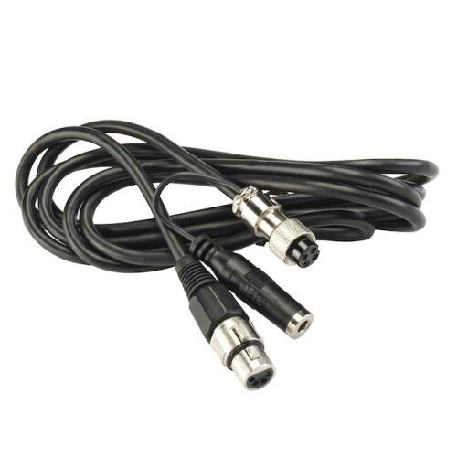 Heil CC-1-T XLR to Ten-Tec 4-pin round connector close-up