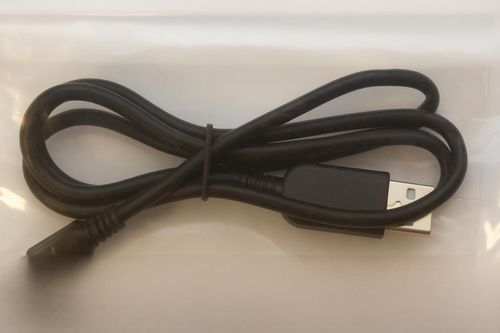 "Inrico T199 programming cable with USB-A to Micro-USB connectors"