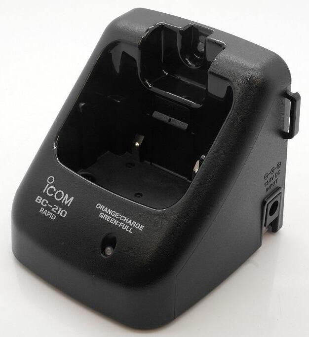 Icom BC-210 desktop fast charger with UK mains adapter for BP-245 batteries