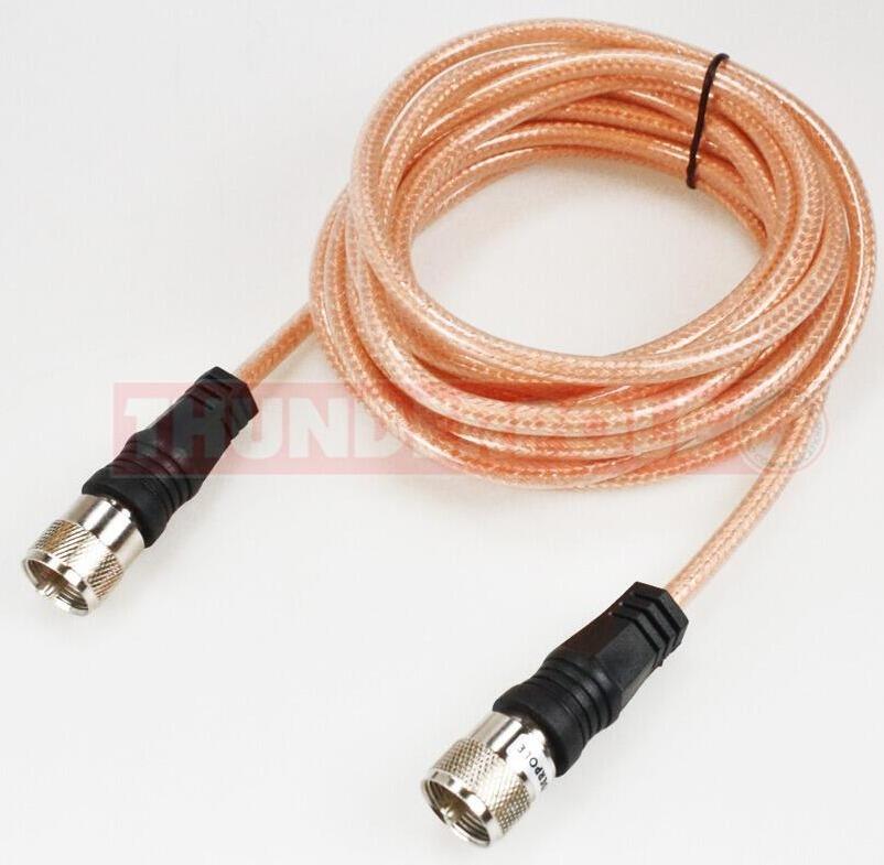 Thunderpole PL259 3.65m Mini 8 Clear Patch Lead – Radioworld UK