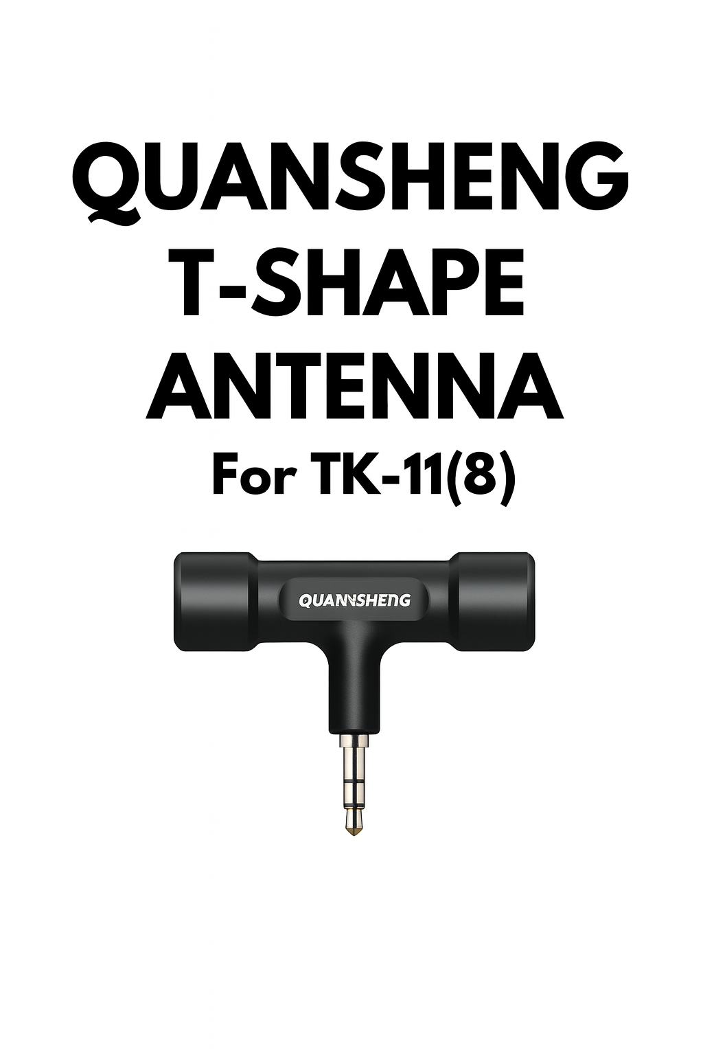 Radioworld UK image of QUANSHENG T‑Shape Antenna for TK‑11(8) handheld transceiver