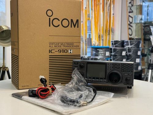 Front view of second‑hand Icom IC‑910H VHF/UHF base station transceiver