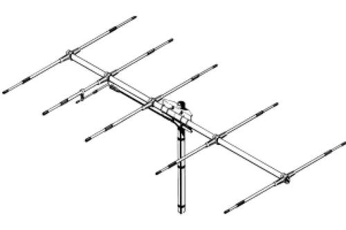 Sirio sy50-5 element 6m vhf base station antenna.
