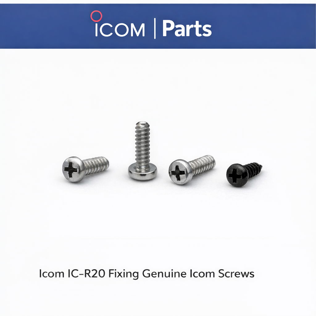 "Genuine Icom screw for IC‑R20 receiver repair"