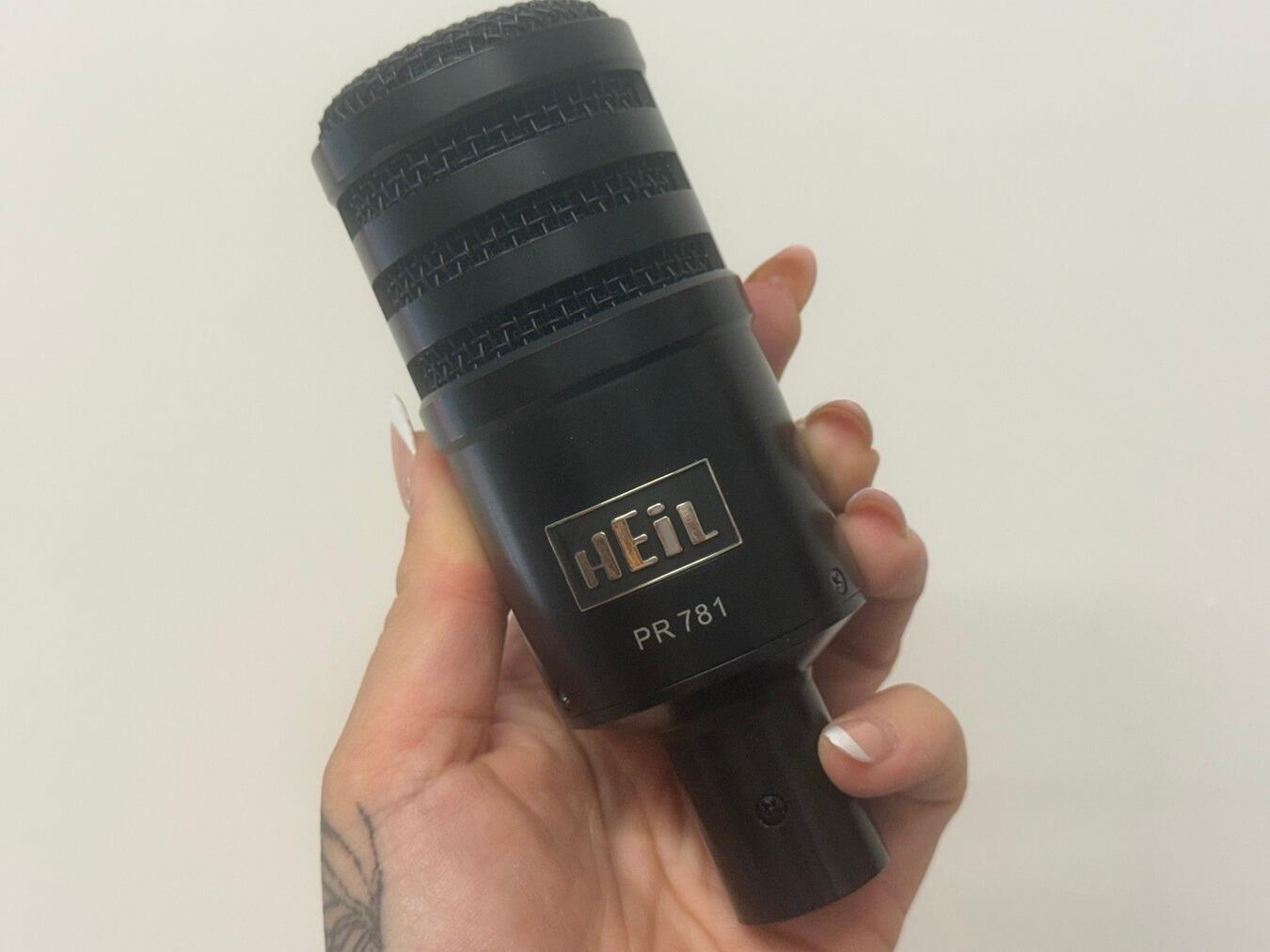 second hand heil pr‑781 black microphone
