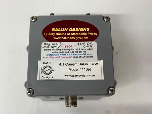 second hand model 4113 4 to 1 current balun