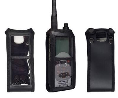 Genuine Icom CASE067 leather case for IC-A25NE handheld radio