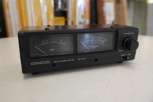 Kenwood SW-2100 HF SWR and power meter front panel view