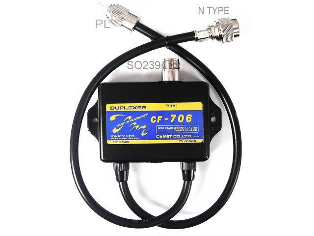 Comet CF706N duplexer designed for use with the ATAS-120A antenna