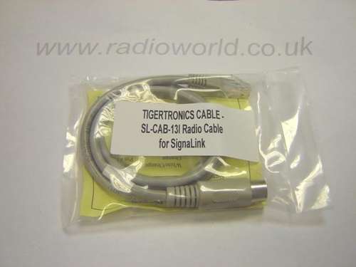 Tigertronics radio cable sl-cab-13i for signalink for 13pin icom,