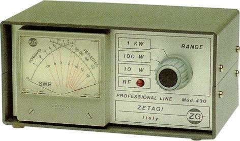 Zetagi 430 swr,power meter 120-500mhz professional meter designed for vhf uhf engineers - cross pointer