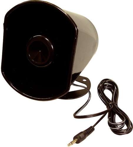 Opek th-55 plastic pa horn speaker ideal for cb radio - and security systems.