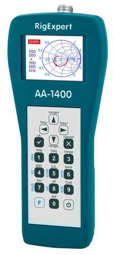 Rigexpert aa-1400 0.1 - 1400 mhz antenna analyzer