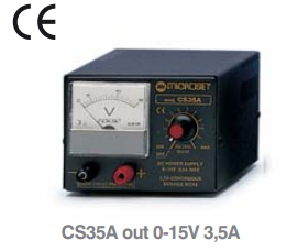 Microset cs35a 3.5amp 0-15v linear power supply