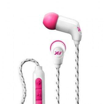 X-1 headphones momentum pink