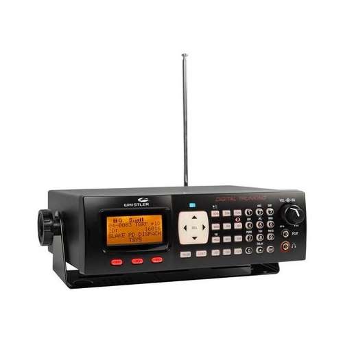 Whistler ws1065 desktop radio scanner motorola analog, edacs, ltr and digital apco p25 (9600 bps).
