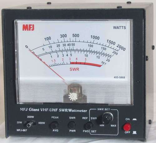 Mfj-867 - VHF, UHF giant SWR, wattmeter.