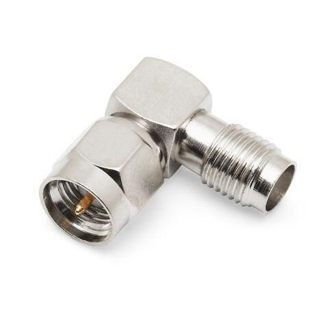 SMA connector to a female SMA connector at a right angle