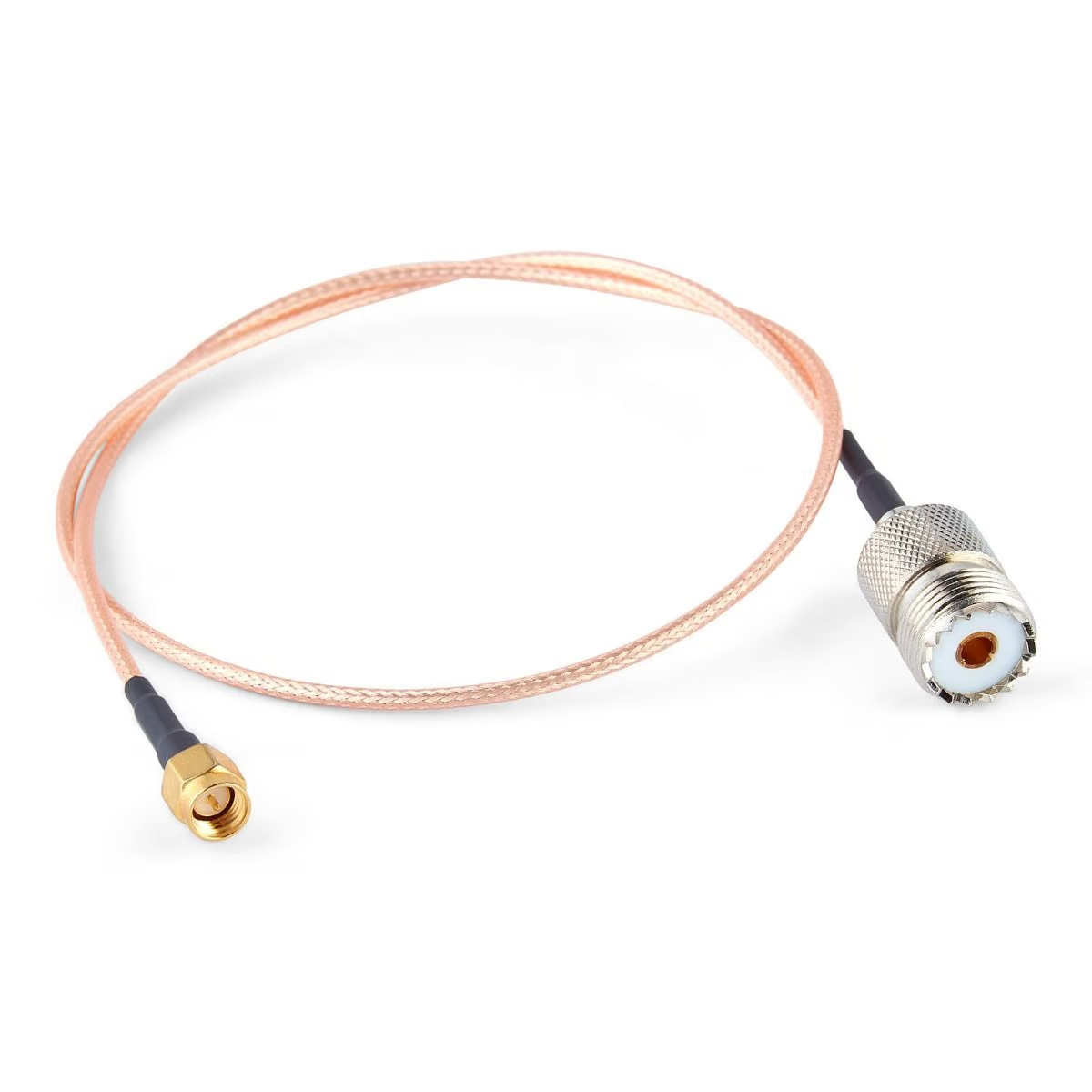 RG316 50cm patch lead with SMA male to SO-239