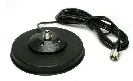 “Sirio Mag145-PL magnetic mount with SO239 base and 160mm magnet”