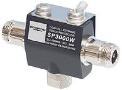 Diamond SP-3000W Lightning Surge Arrestor DC-3000MHz 200W PEP 2 x "N" Sockets